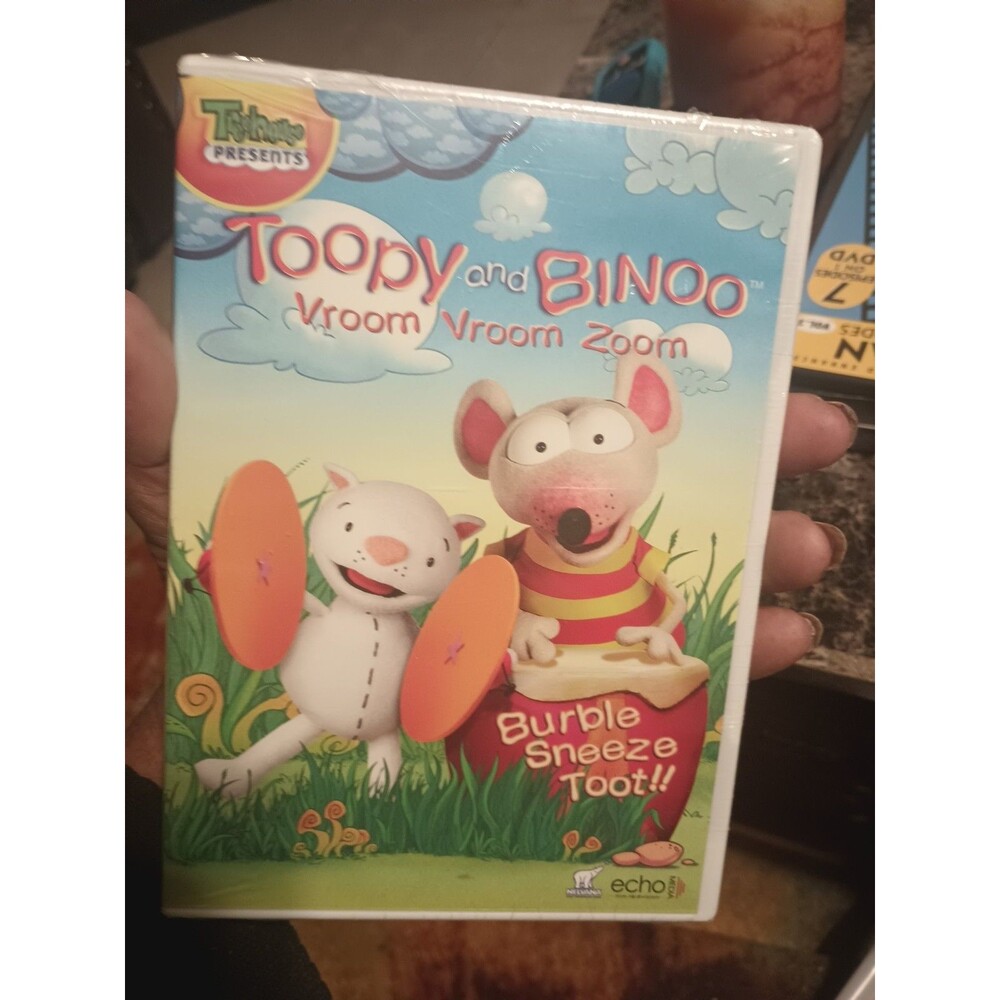 Toopy and Binoo: Vroom Vroom Zoom: Burble Sneeze Toot!! Kid's Cartoon DVD NEW!